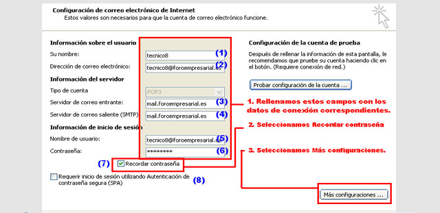 Configuracion Outlook Office 2013